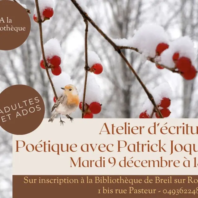 Atelier d'écriture poétique avec Patrick Joquel_Breil-sur-Roya