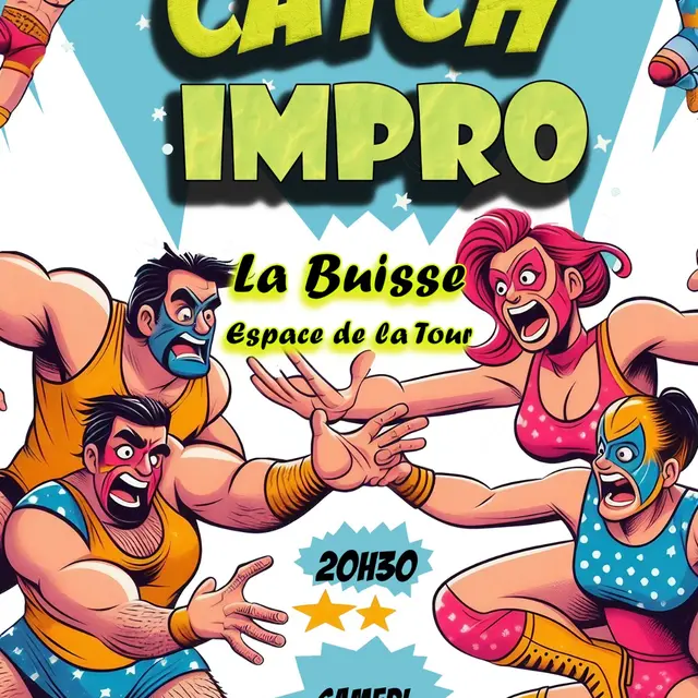 Affiche théâtre d'improvisation