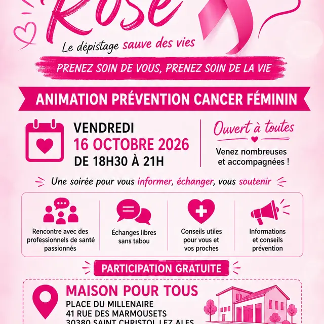 Soirée Octobre Rose_Saint-Christol-lès-Alès