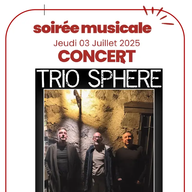 Soirée musicale - TRIO SPHERE_Aurillac