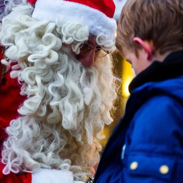 Rencontre avec le Père Noël_Combloux