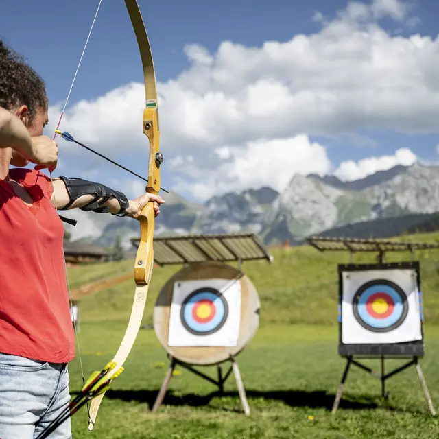 Tir à l'arc au Grand-Bornand