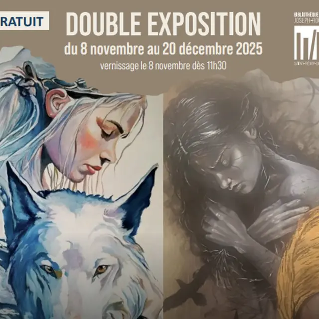 Double exposition à la Bibliothèque de Saint-Rémy-de-Provence_Saint-Rémy-de-Provence