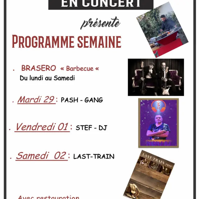 La Grange en concert : programme semaine_La Croix-Valmer