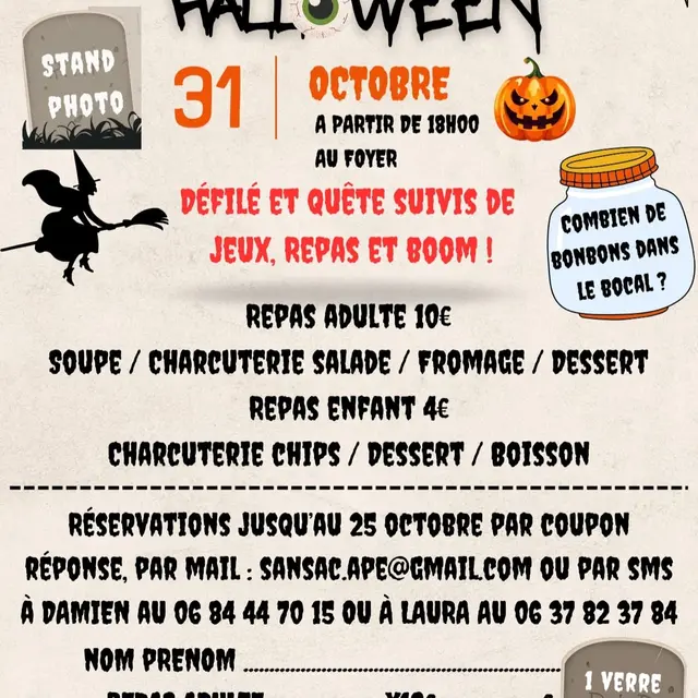 Soirée Halloween à Sansac-de-Marmiesse_Sansac-de-Marmiesse