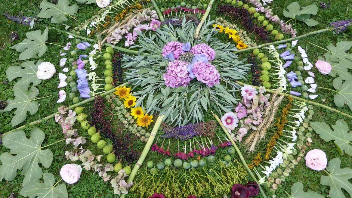 Création d'un mandala naturel Création d'un mandala naturel