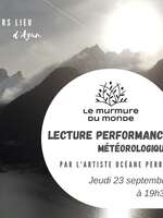 Lecture performance avec l’artiste Océane Perrin Lecture performance avec l’artiste Océane Perrin