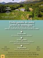 VISITE GUIDEE DE NOTRE JARDIN DE MONTAGNE VISITE GUIDEE DE NOTRE JARDIN DE MONTAGNE