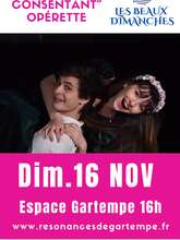 Opérette "L'Enlèvement consentant" dans le cadre des Beaux Dimanches de la Ville de Montmorillon