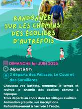 Randonnée " Sur les chemins des écoliers d'autrefois. "