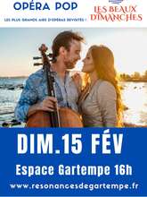 Concert Opéra Pop - Voicello dans le cadre des Beaux Dimanches de la Ville de Montmorillon