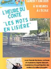 L'HEURE DU CONTE LES MOTS EN LISIERE