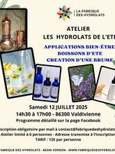 ATELIER DECOUVERTE DES HYDROLATS (DISTILLATION DE PLANTES)
