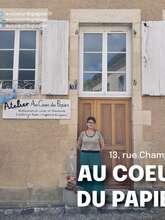 Ici, nos savoir-faire - Visite de l'atelier Au Coeur du Papier -Restauration de papier et de livres