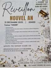 REVEILLON DU 31 DECEMBRE ORGANISÉ PAR LE COMITÉ DES FÊTES DE ST PIERRE DE MAILLÉ