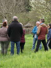 Démonstration taille et greffe au verger de l'Ecomusée du Montmorillonnais, site de Juillé avec l'association des Croqueurs de Pommes