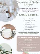 stage cosmetique et produits ménagers