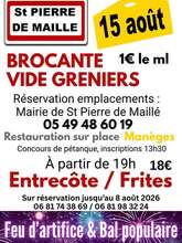 Saint pierre de maillé - 15 août brocante