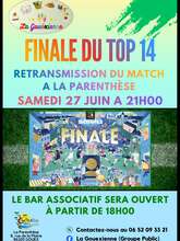 FINALE DU TOP 14 - RETRANSMISSION DU MATCH