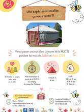 Nuit insolite dans une yourte