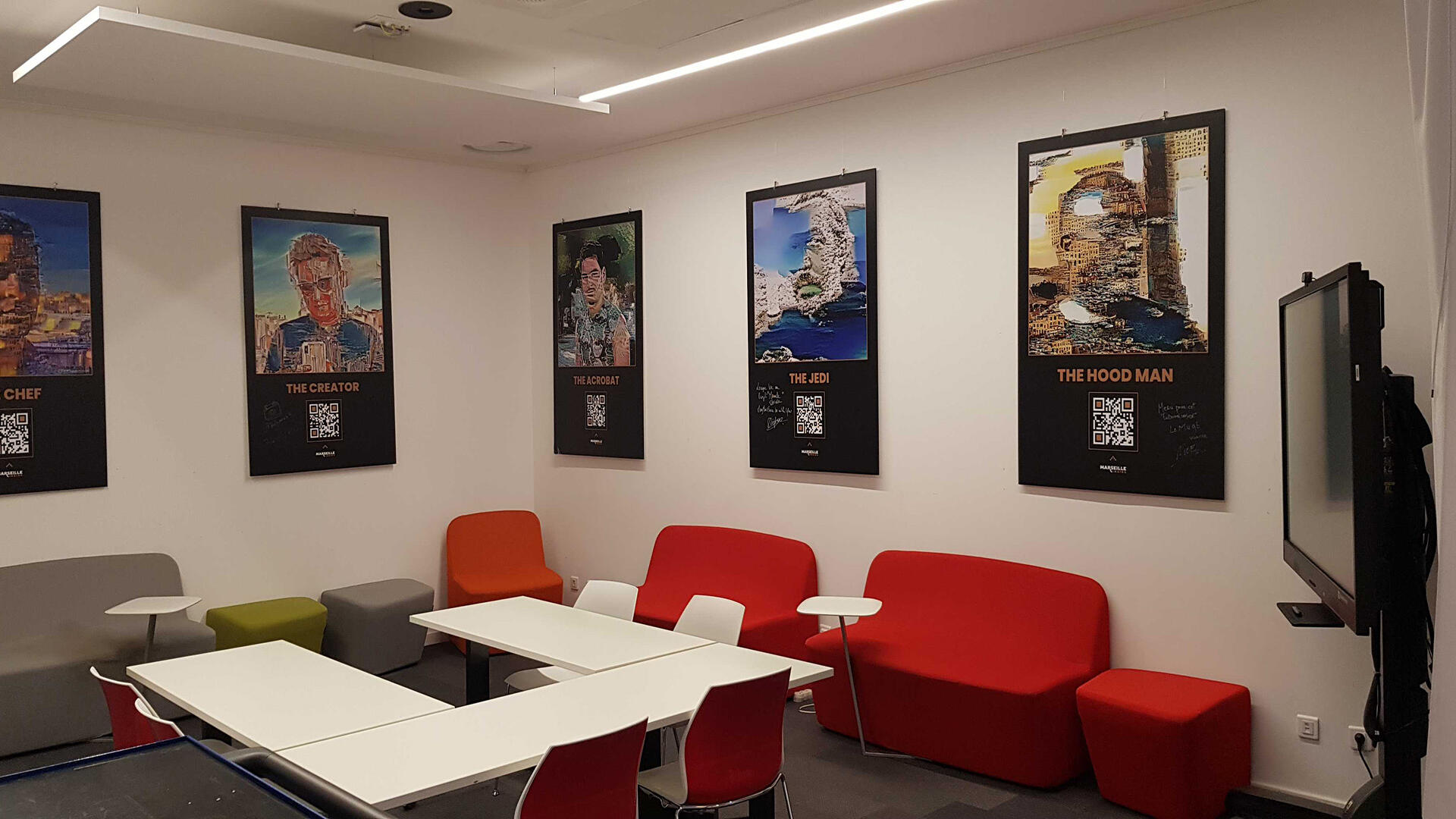 Configuration salle U