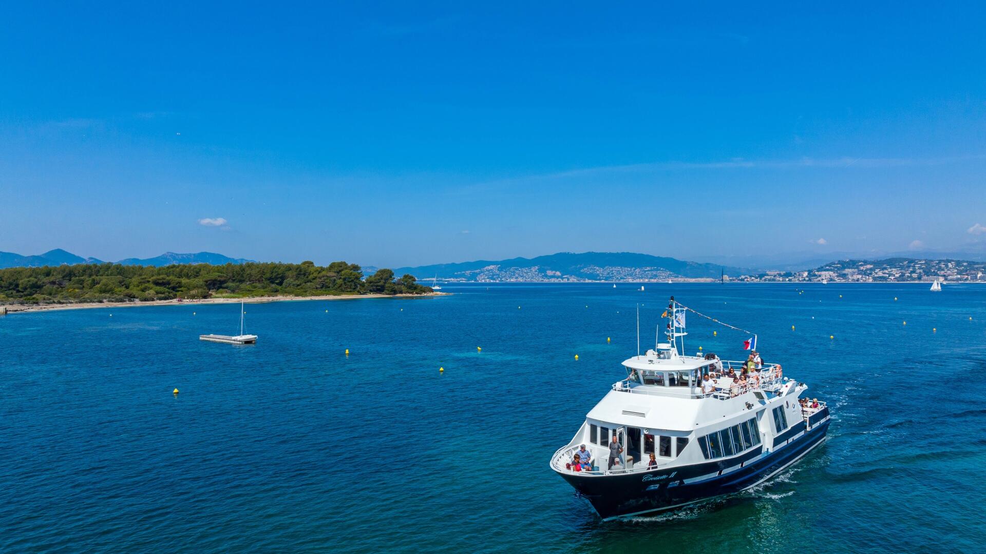 Traversée en bateau vers l’île SainteMarguerite depuis MandelieuLa