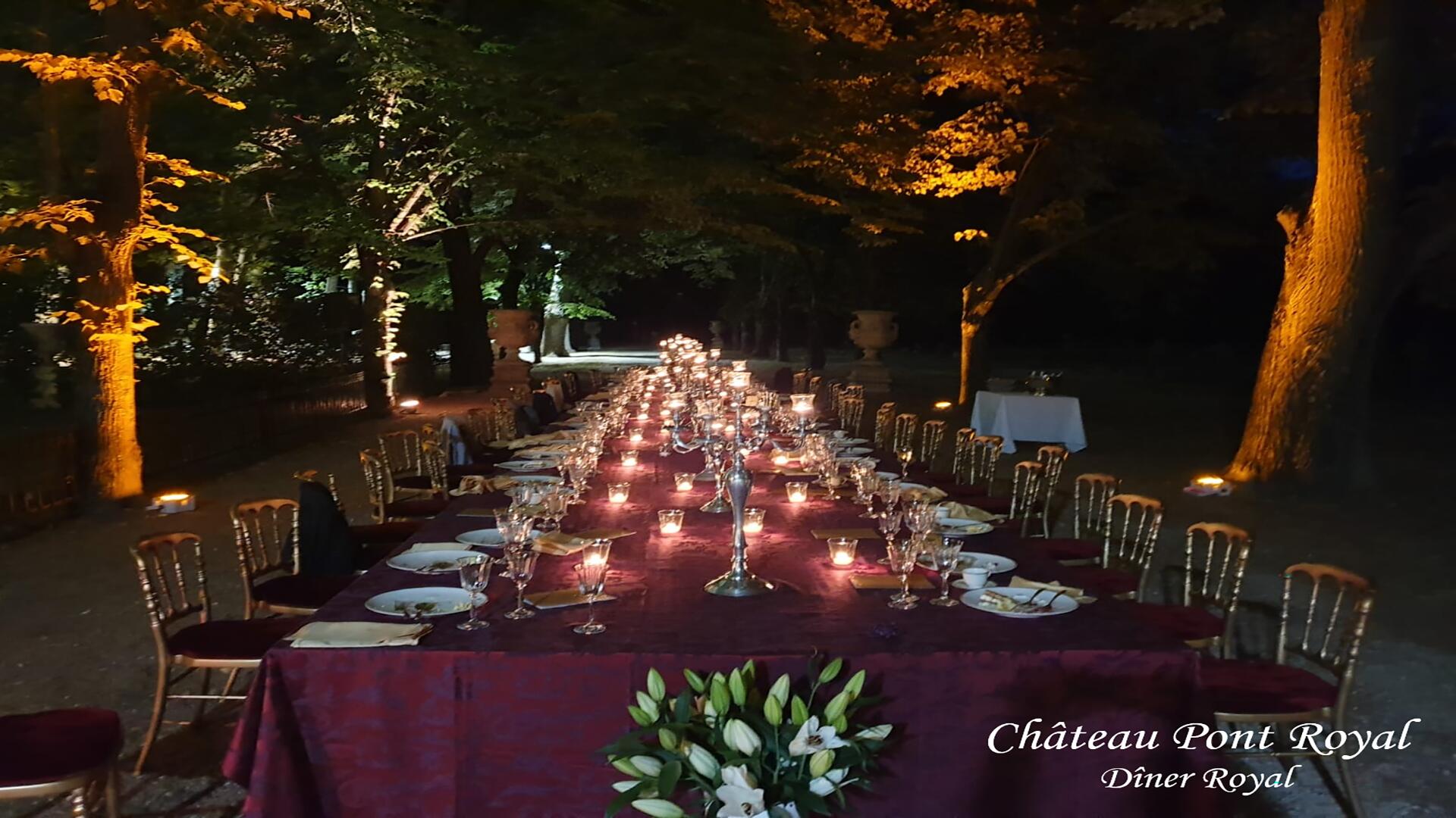 Chateau Pont Royal . Diner Royal