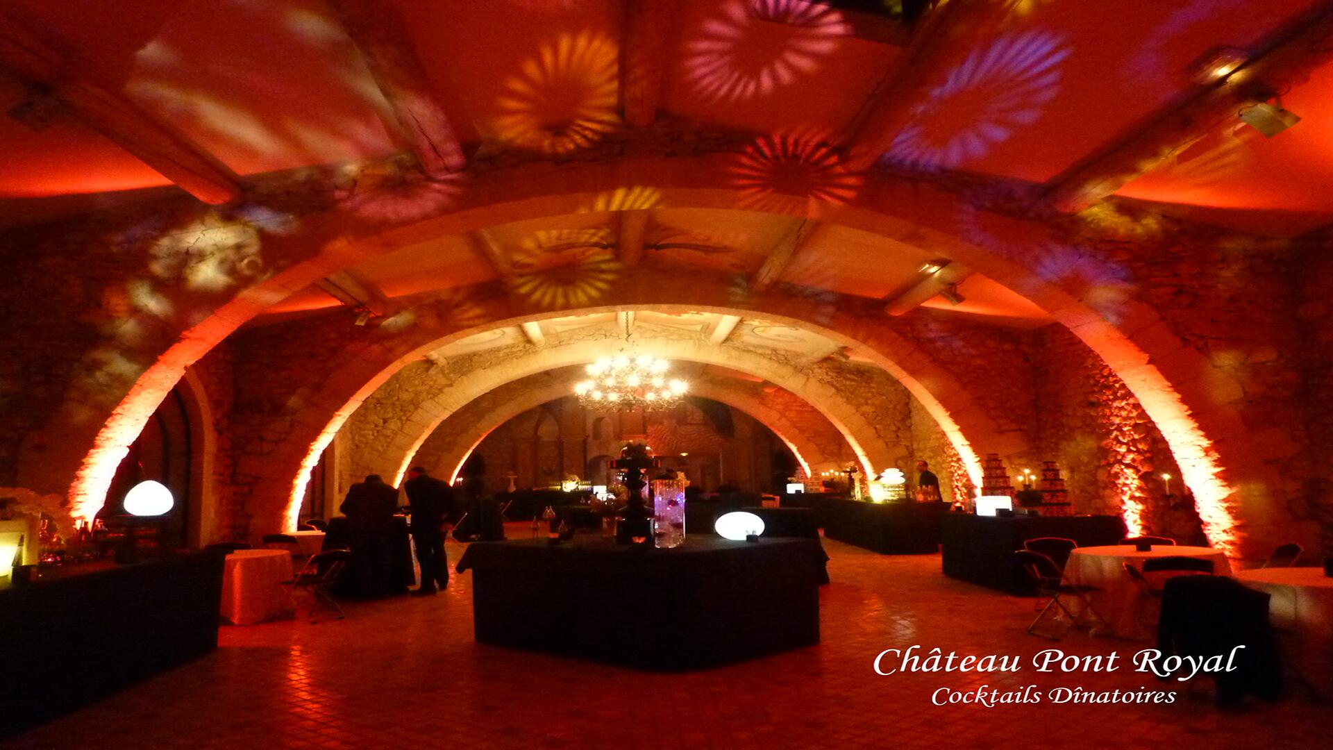 Château Pont Royal.Cocktails Dinatoires