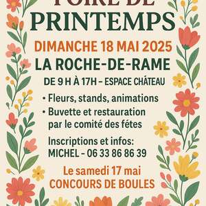 3ème Foire de Printemps de La Roche-de-Rame