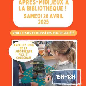 Après-midi jeux à la bibliothèque !