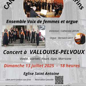 Concert : Ensemble vocal Cantanha "Les Écrins au choeur"