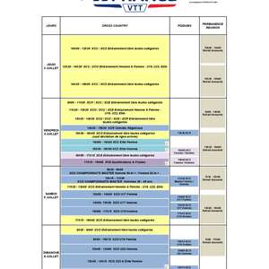 Championnats de France VTT XCO