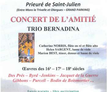 LES MUSICALES DU JAUR : CONCERT DE L'AMITIÉ
