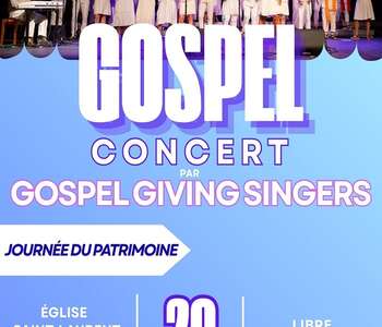 JOURNÉE DU PATRIMOINE - CONCERT GOSPEL