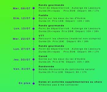 SORTIE PADDLE 2H SUR LES EAUX DU LAC D'AVENE