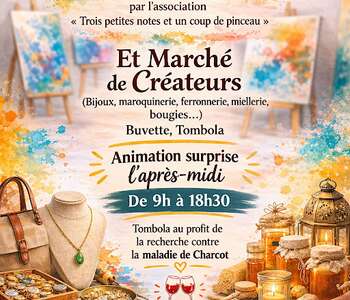 EXPOSITION DE PEINTURE & MARCHÉ DE CRÉATEURS