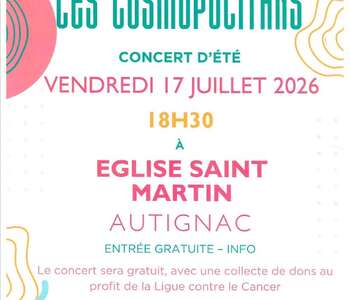 LES COSMOPOLITANS - CONCERT D'ÉTÉ