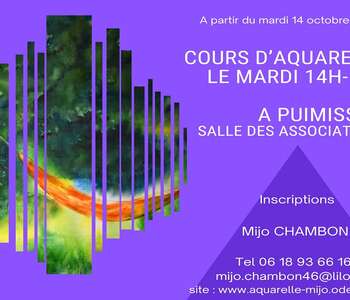 COURS D'AQUARELLE