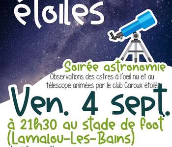 SOIRÉE ASTRONOMIE