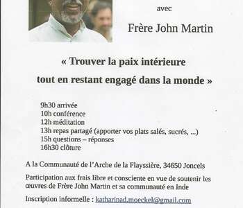 CONFÉRENCE TROUVER LA PAIX INTÉRIEURE