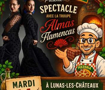 REPAS SPECTACLE AVEC ALMAS FLAMENCAS