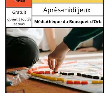 APRÈS-MIDI JEUX MÉDIATHÈQUE