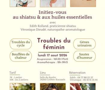 INITIATION SHIATSU, TROUBLES DU FÉMININ