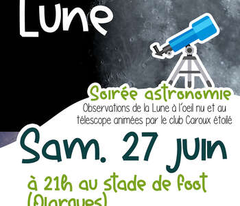 SOIREE CLUB ASTRO : DANS LA LUNE !