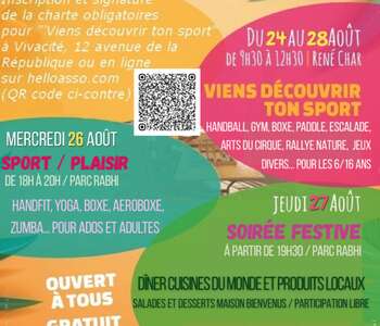 QUARTIERS D'ÉTÉ : SPORTS ET PLAISIRS