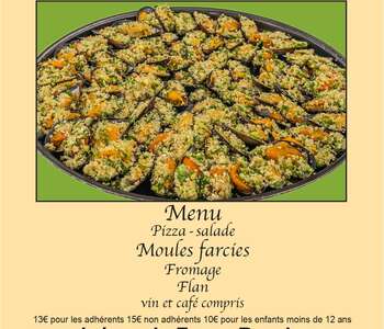 SOIRÉE CONVIVIALE AVEC MOULES FARCIES