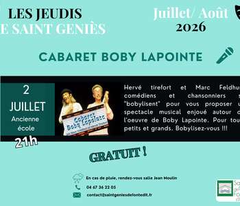 LES JEUDIS DE ST GENIÈS