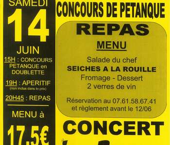 CONCOURS DE PETANQUE