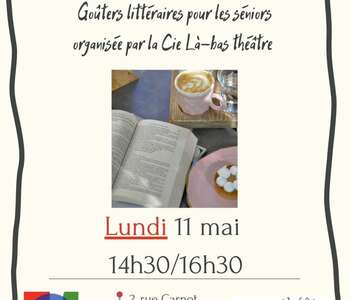 GOUTER LITTERAIRE POUR LES SENIORS