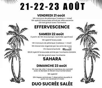 FÊTE LOCALE - CONCOURS DE PÉTANQUE
